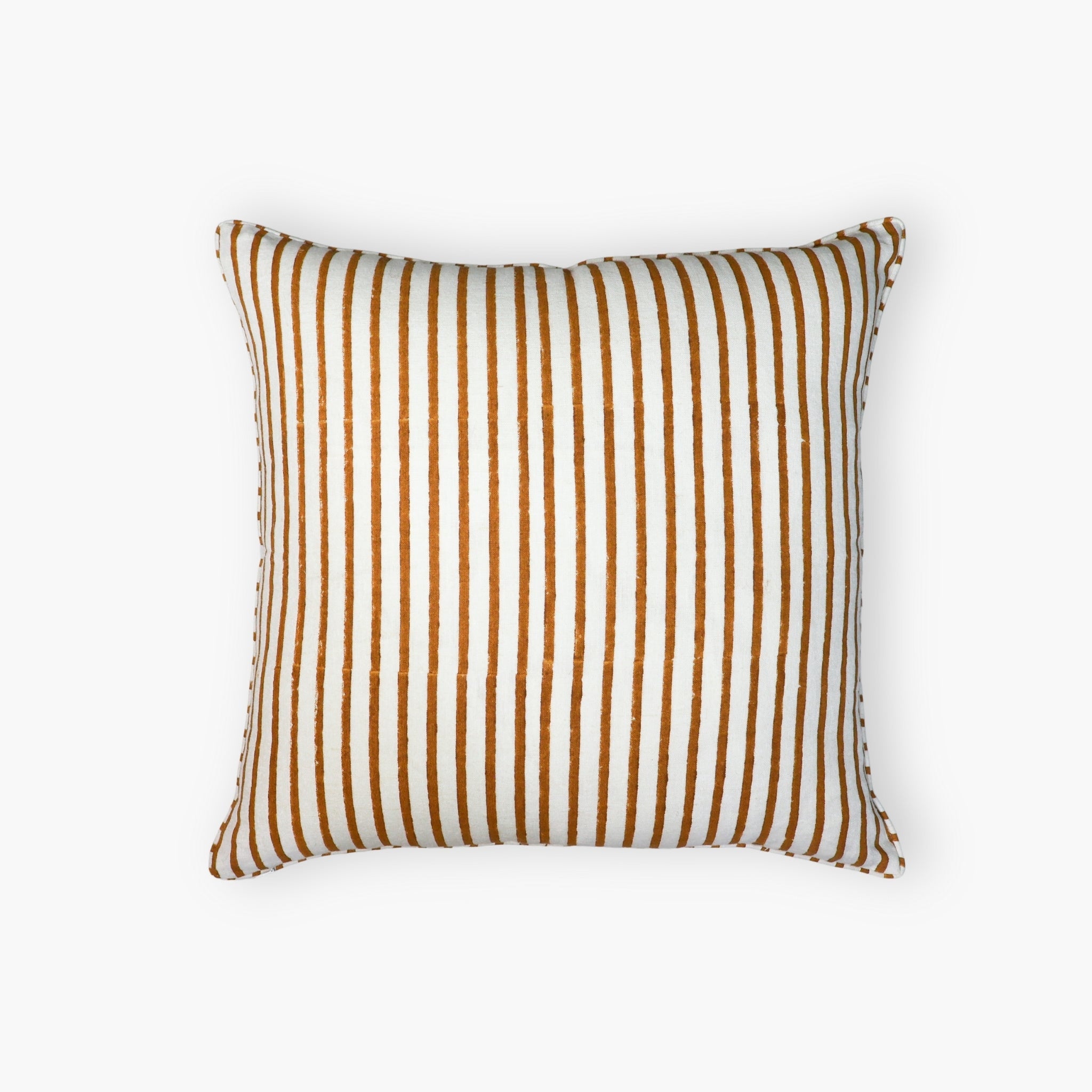 Bahaar Throw Pillow Cover - Ginger & Blue