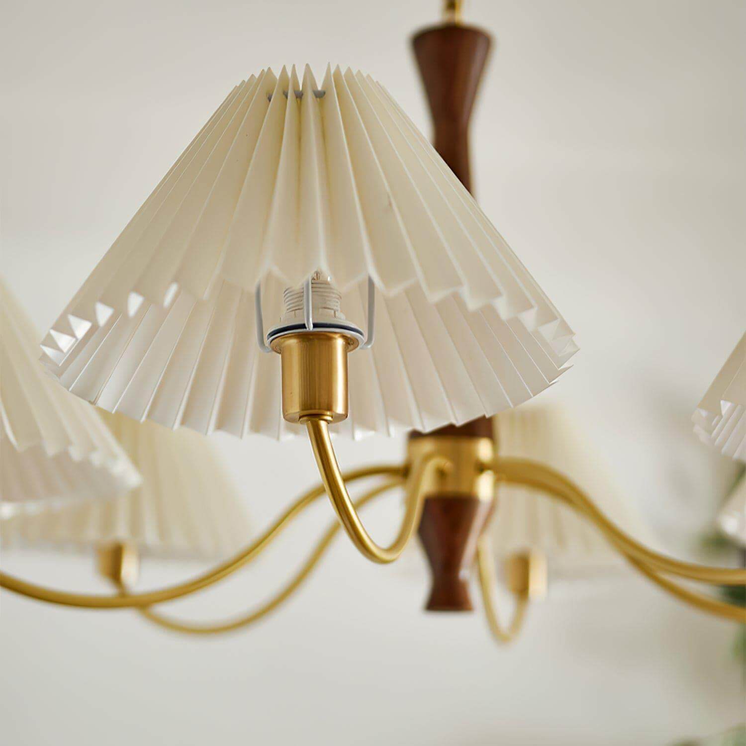 Pleated Chandelier