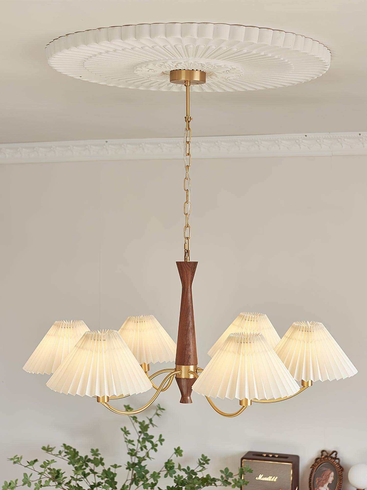 Pleated Chandelier
