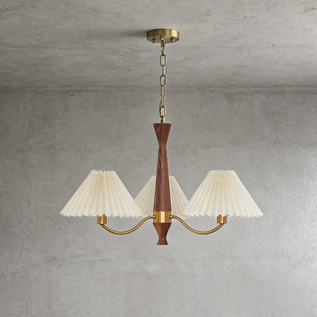 Pleated Chandelier
