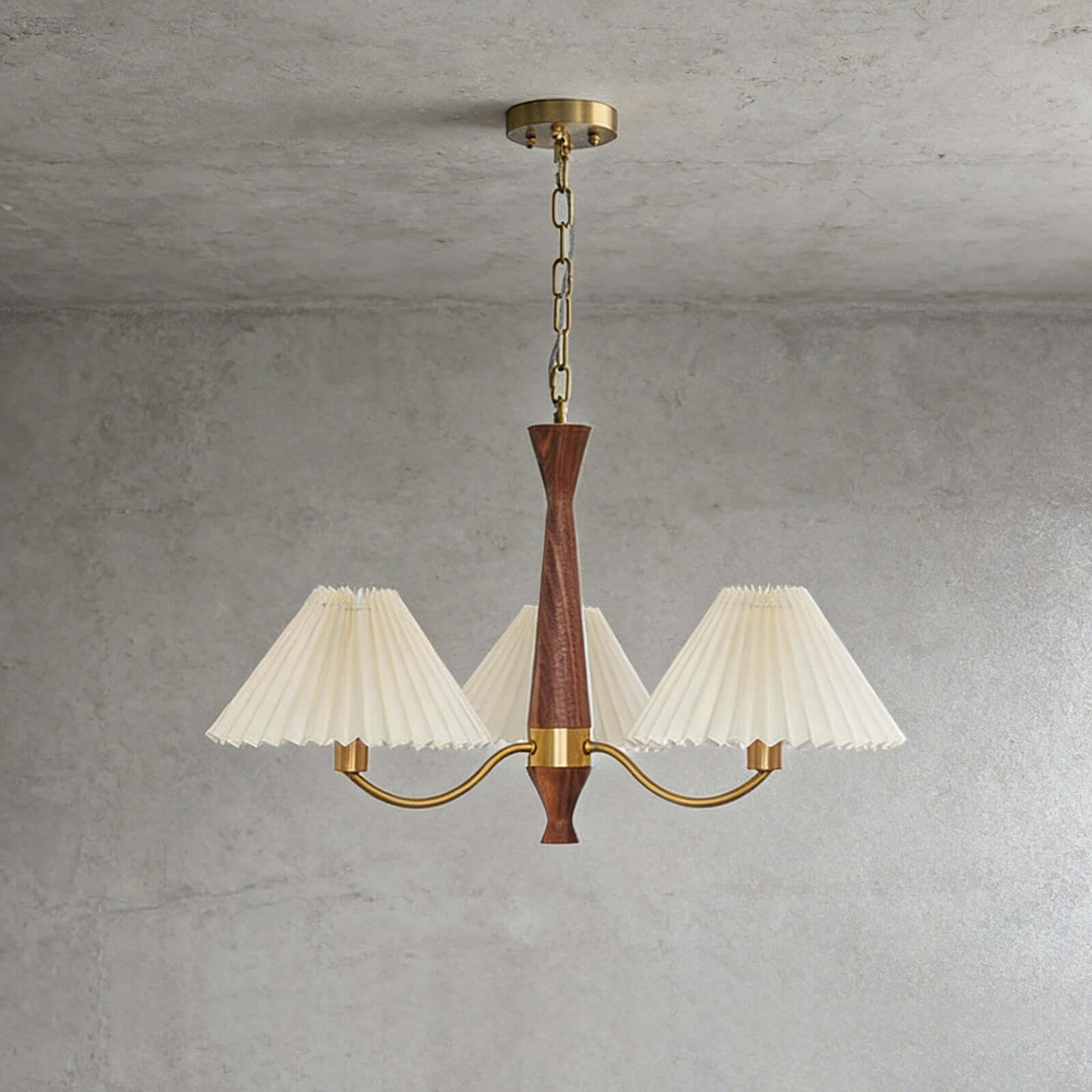 Pleated Chandelier
