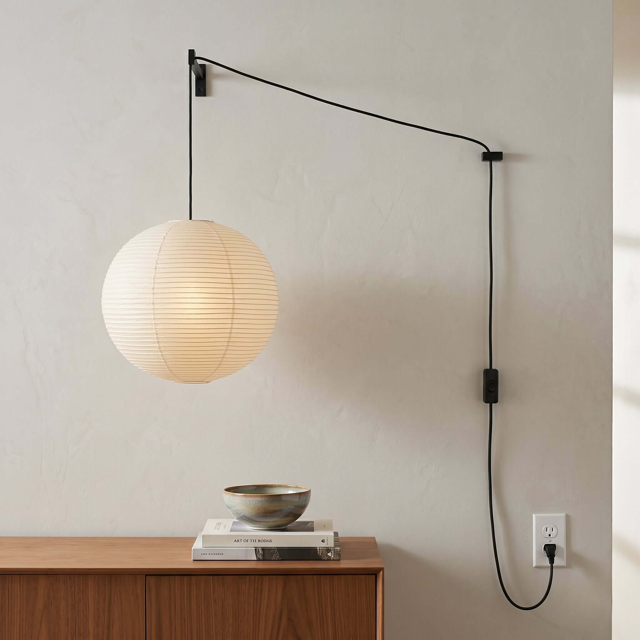 Plug-In Cord with Switch for Pendant Lights (5M / 196")