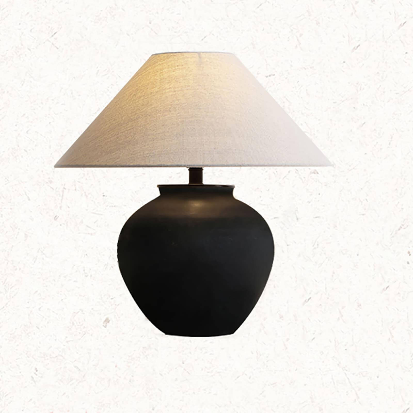 Retro Ceramic Jar Table Lamp