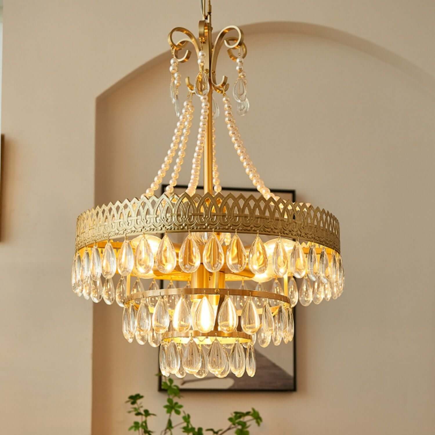 Ruby Chandelier