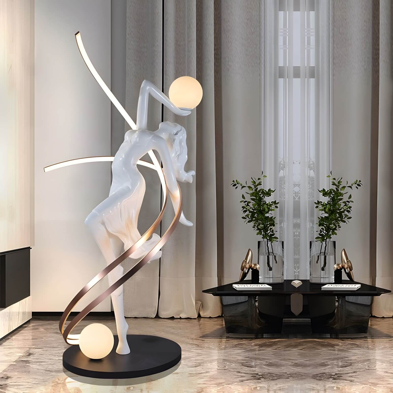 Seralya Sculpture Floor Lamp
