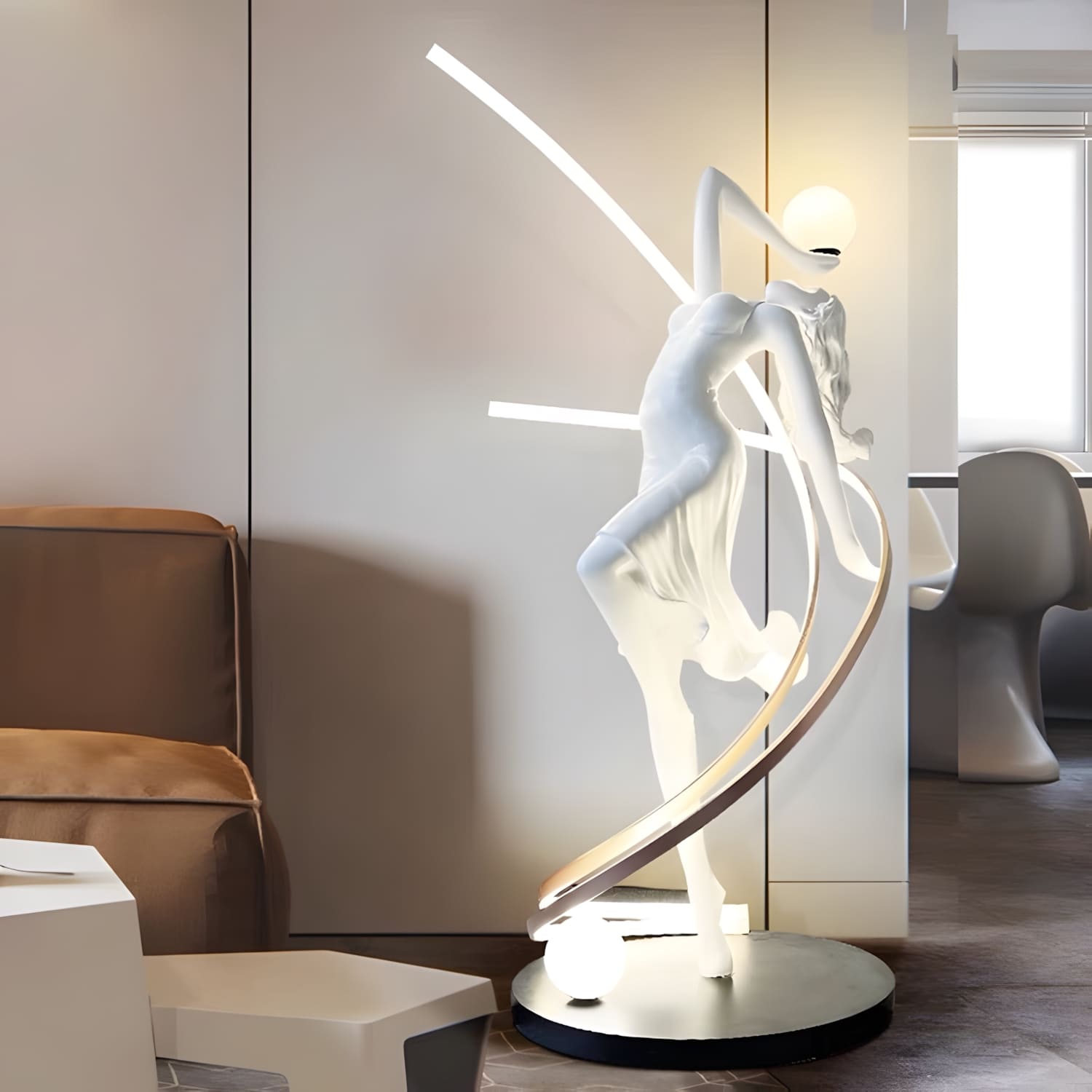 Seralya Sculpture Floor Lamp