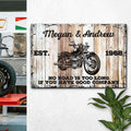 Motorcycle Wood Sign