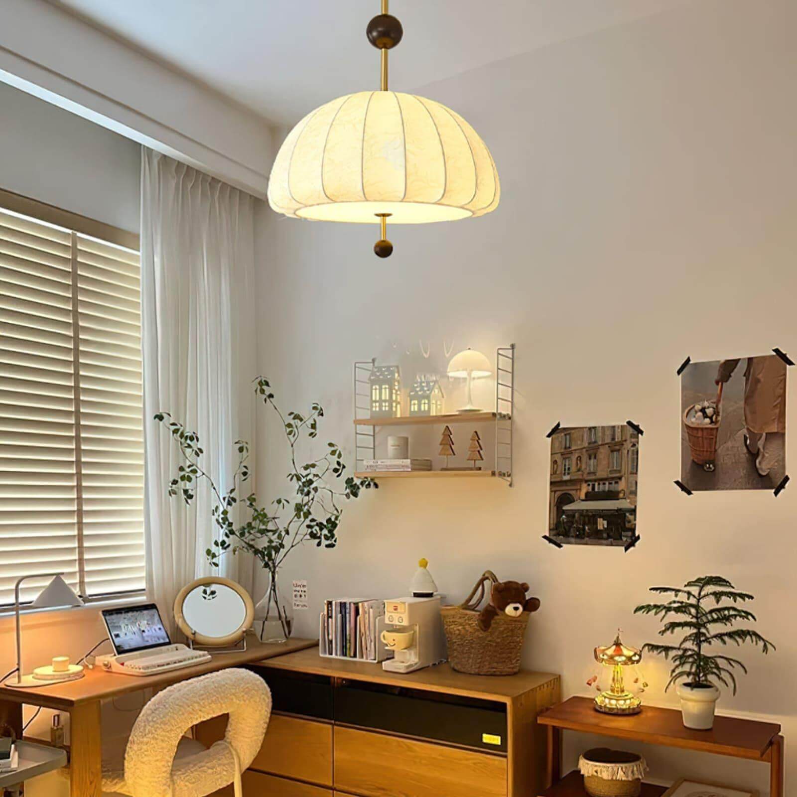 Trige Fabric Pendant Light