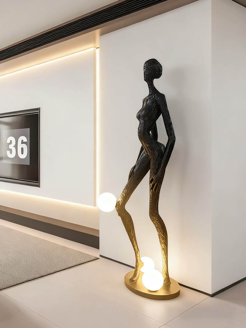 Tylrox Sculptural Floor Lamp