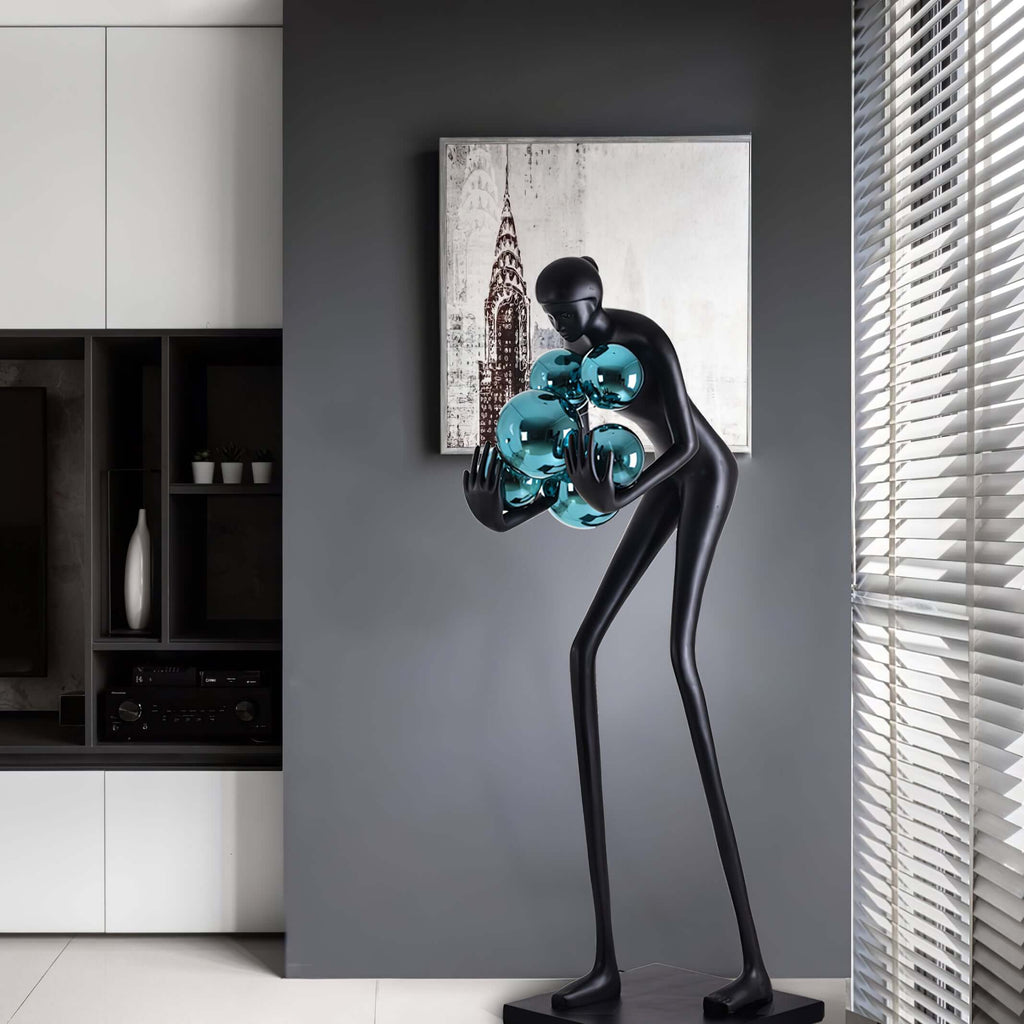 Velmora Sculptural Floor Lamp