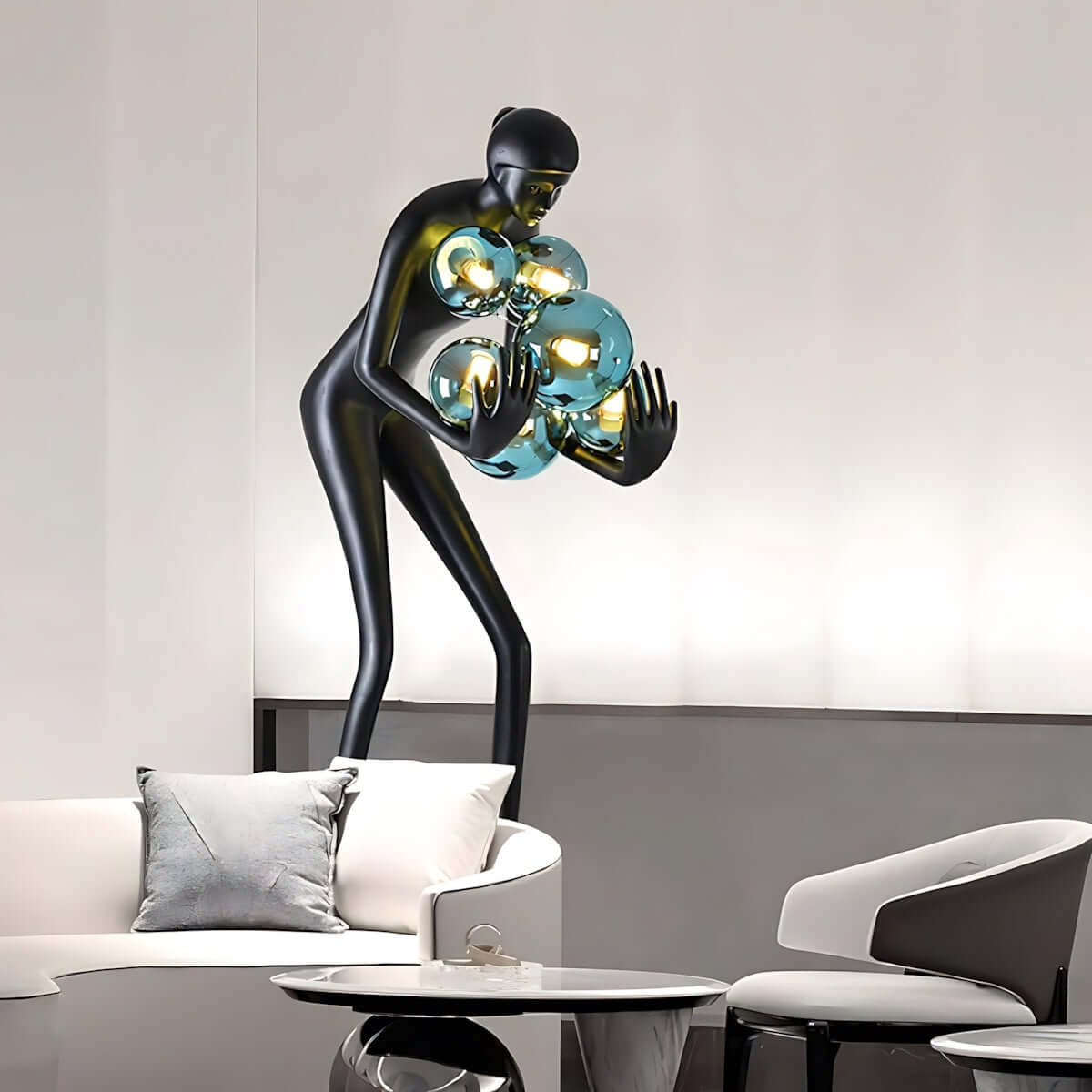 Velmora Sculptural Floor Lamp