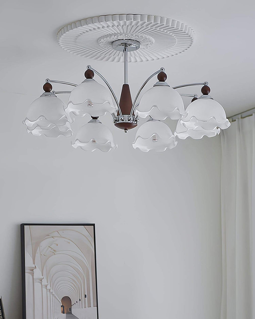 Claudia Flowers Chandelier