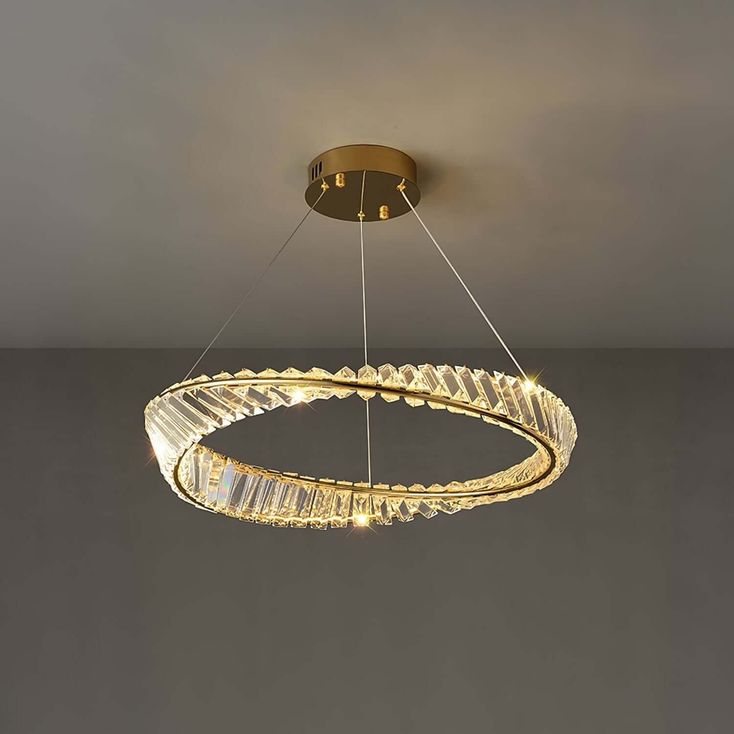 Wave Crystal Chandelier