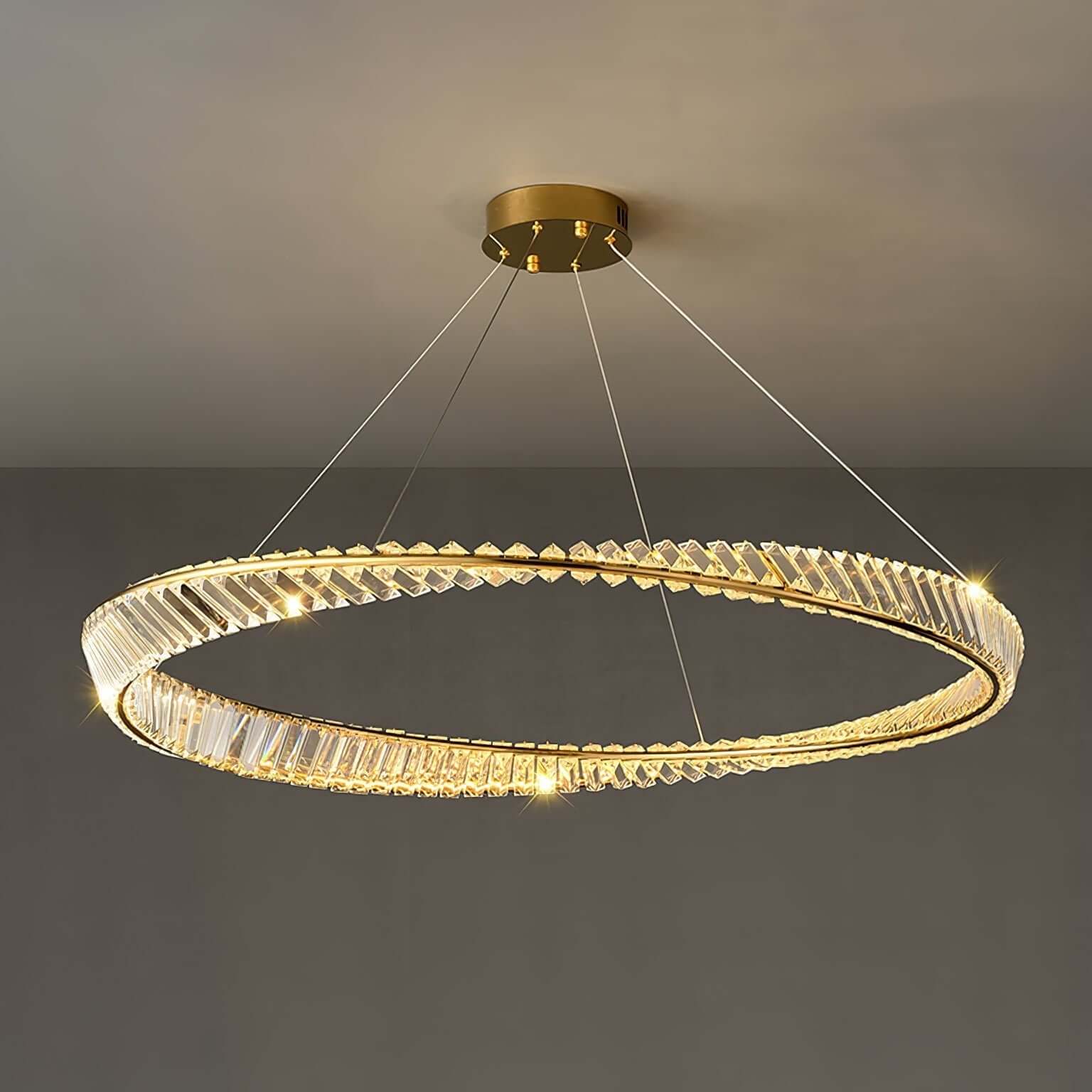 Wave Crystal Chandelier