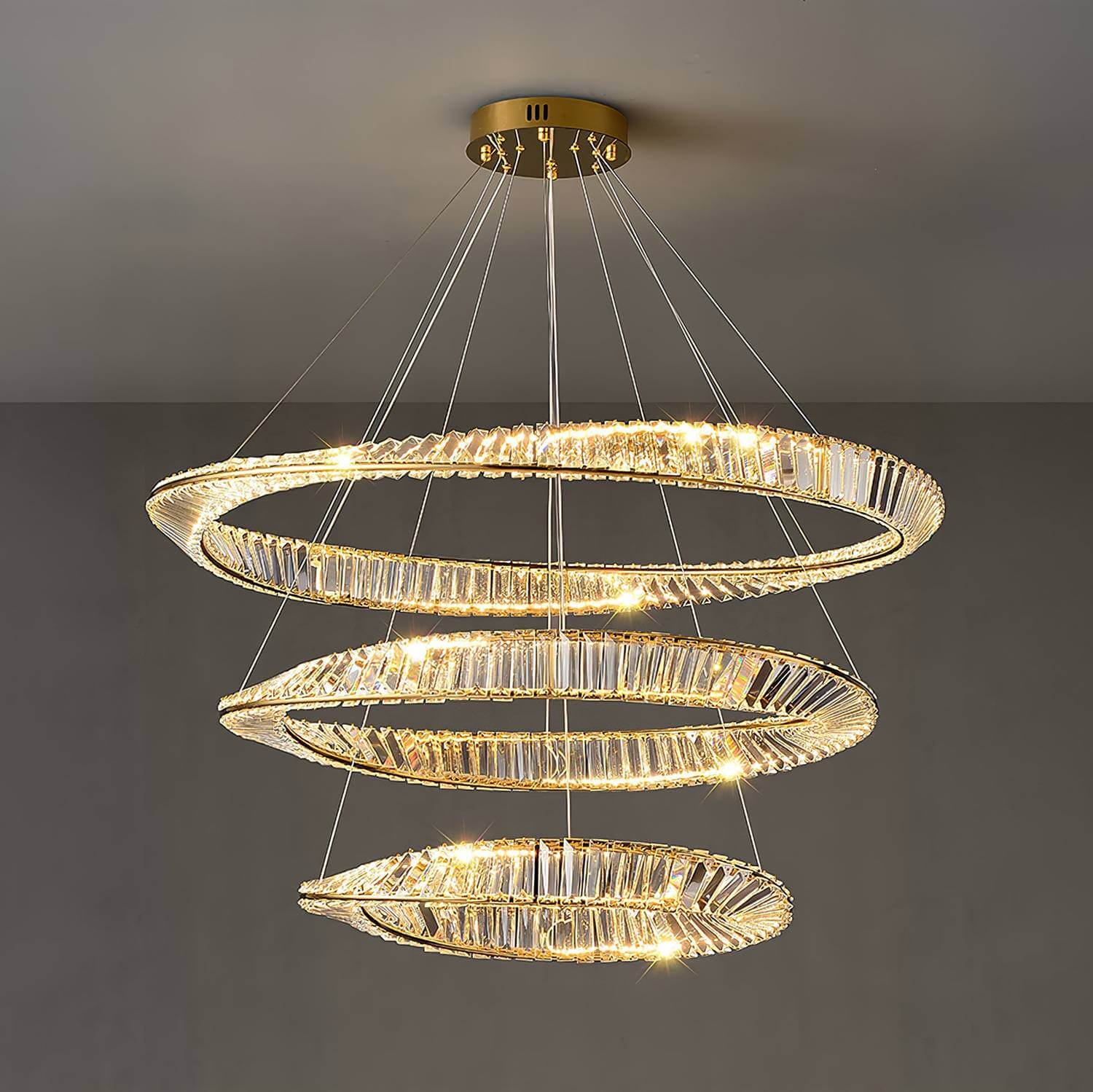 Wave Crystal Chandelier
