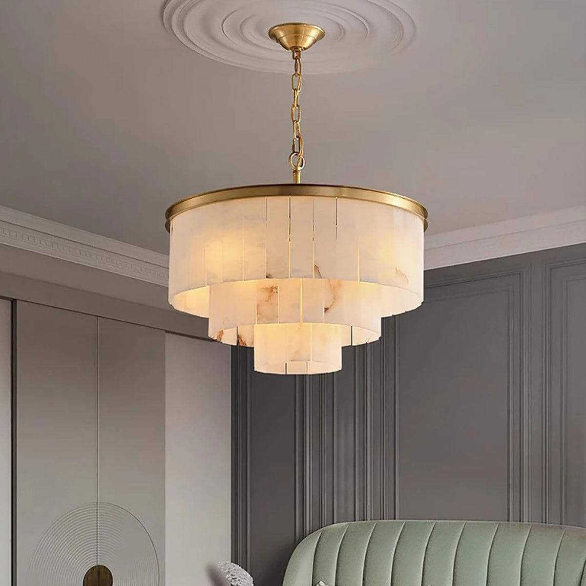Windham Alabaster Chandelier