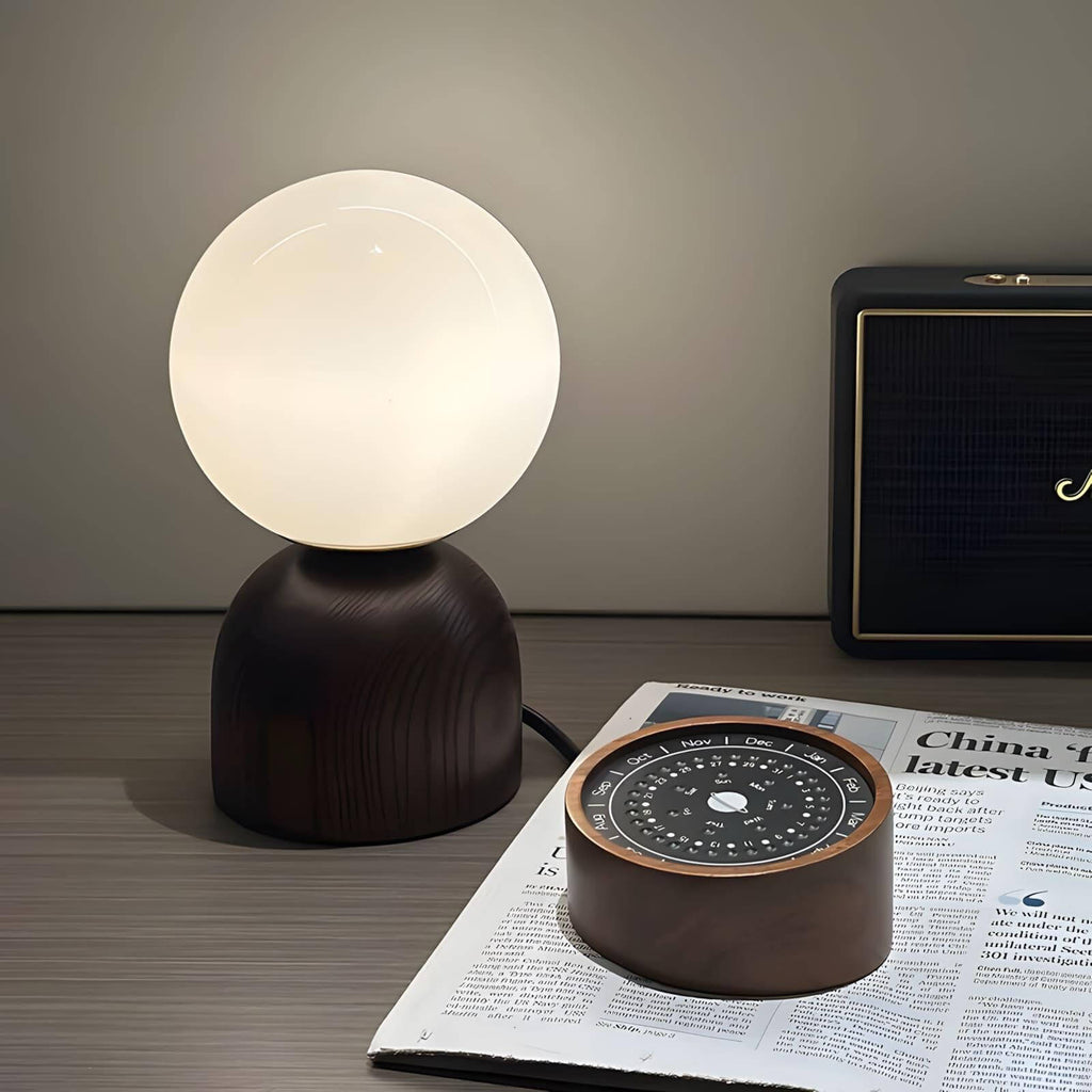 Wood Knuckle Table Lamp