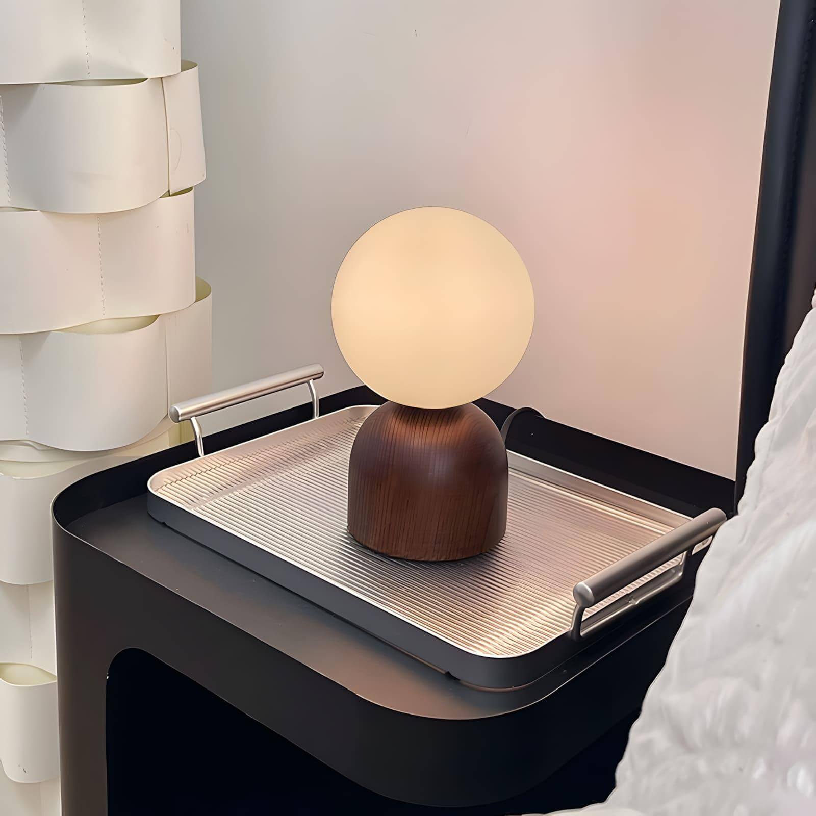 Wood Knuckle Table Lamp