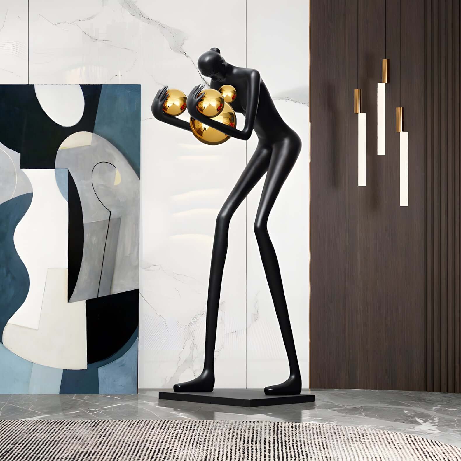 Zavon Sculptural Floor Lamp