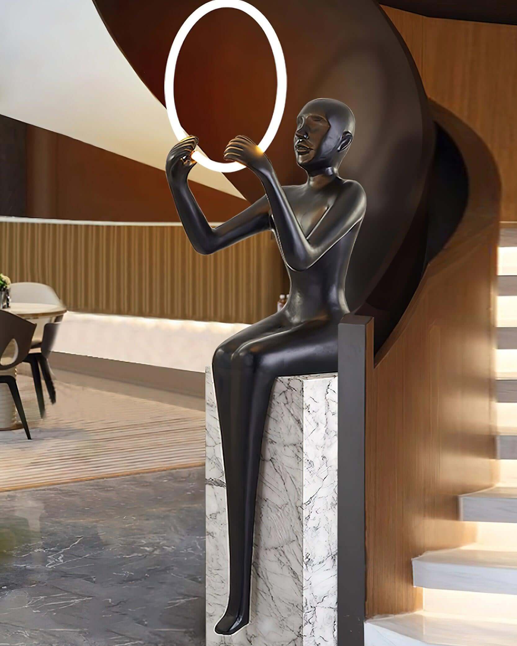 Zaytri Sculptural Floor Lamp