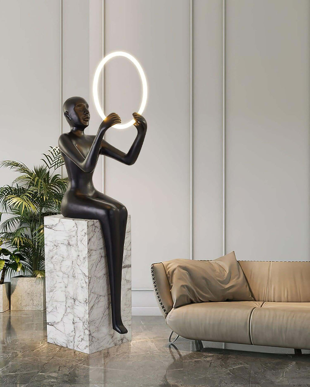 Zaytri Sculptural Floor Lamp
