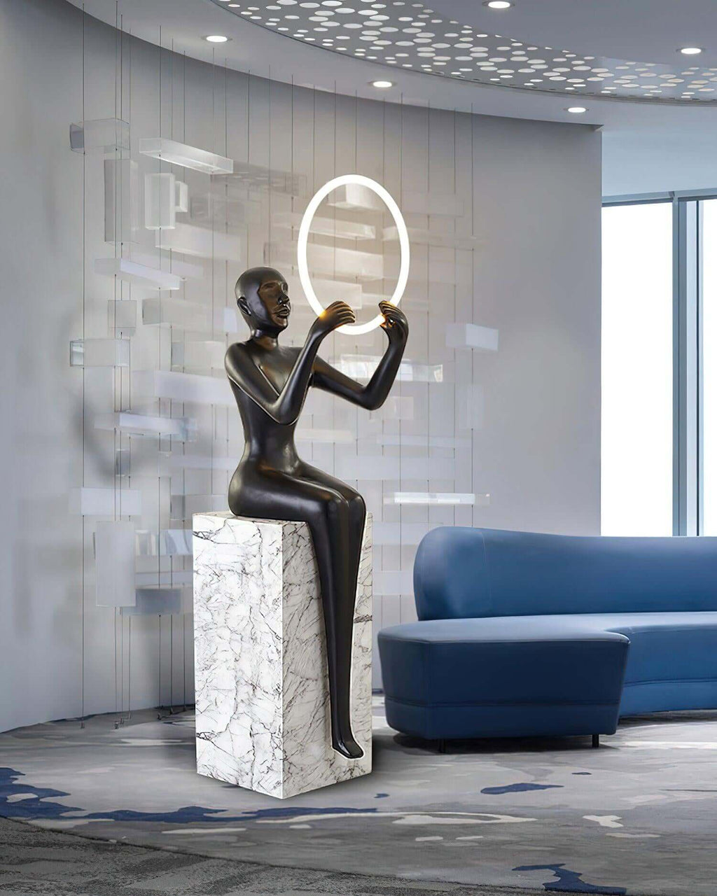 Zaytri Sculptural Floor Lamp
