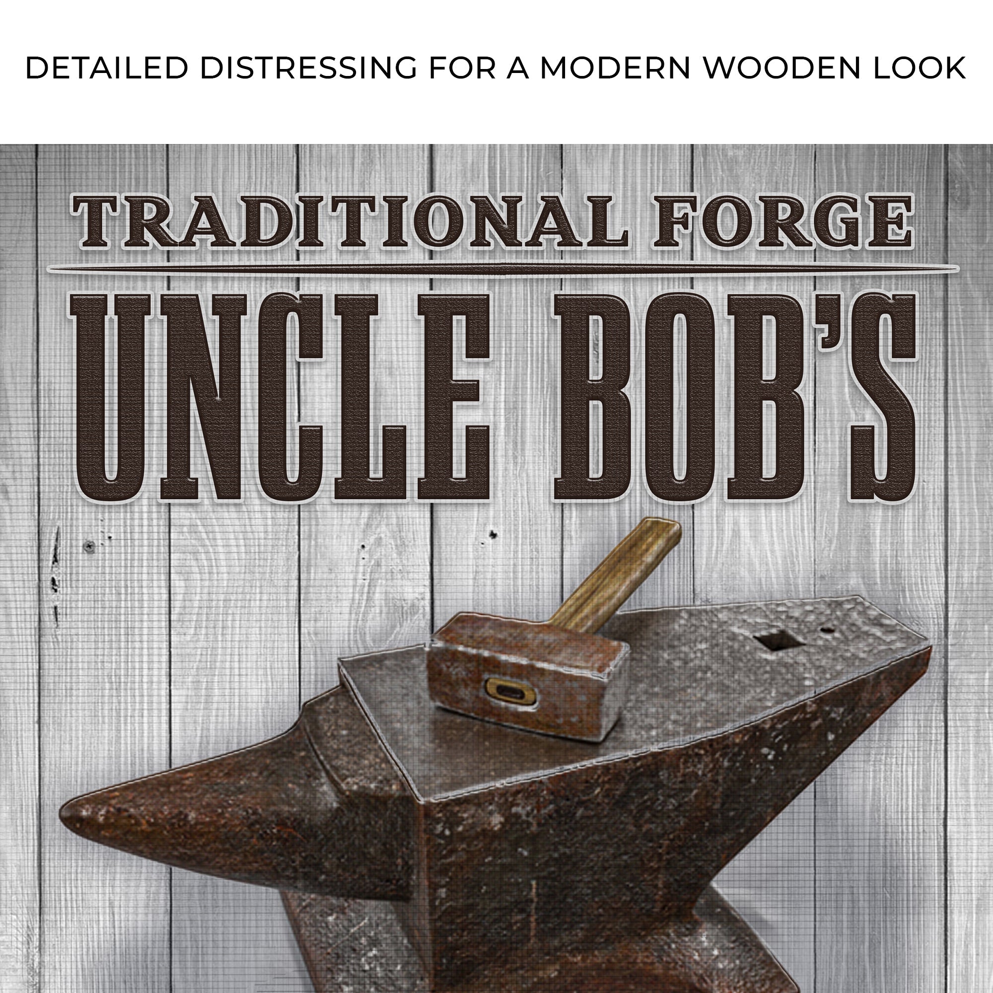 Traditional Forger Blacksmith Sign