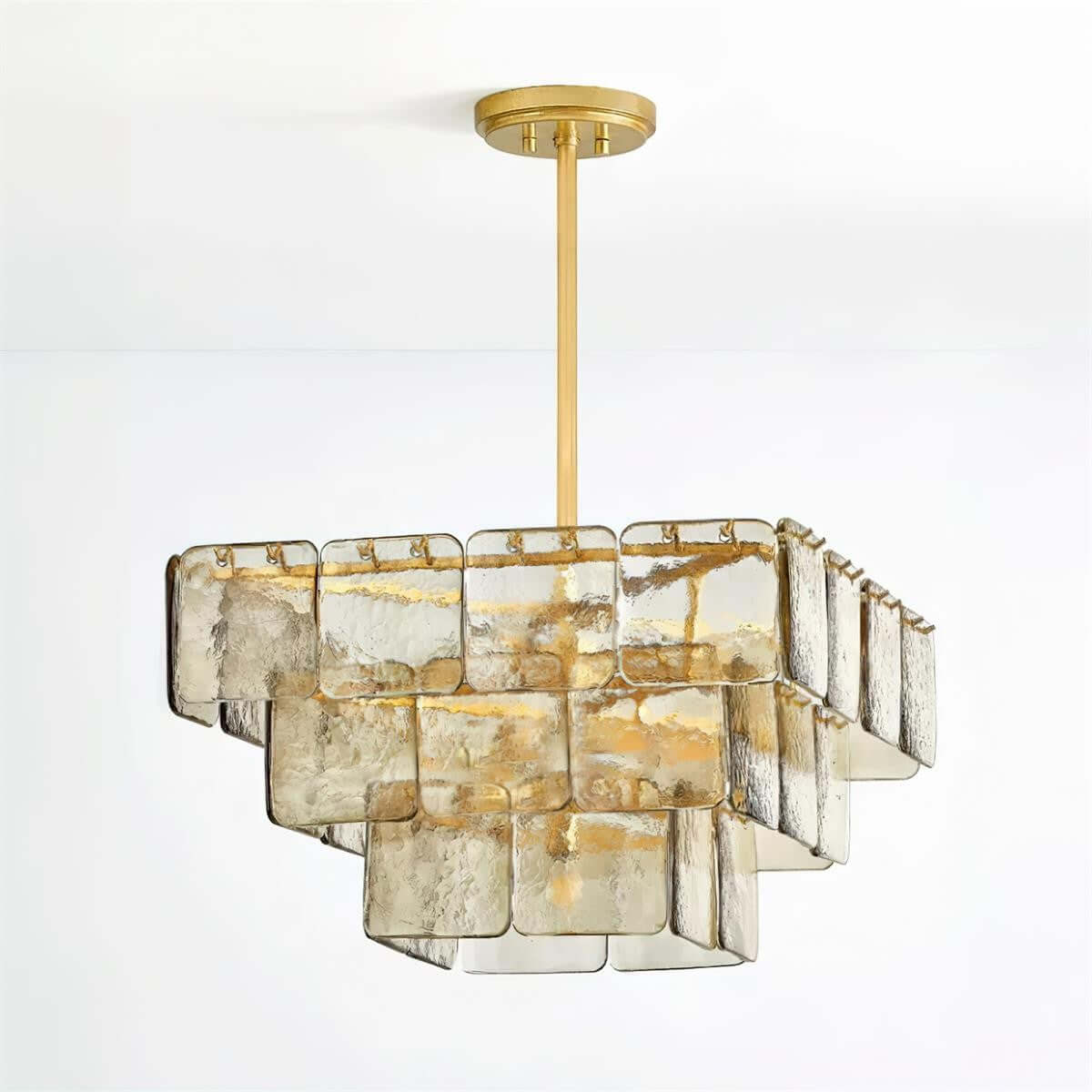 Zorvexa Glass Chandelier
