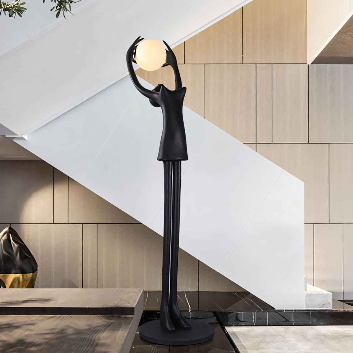 Zuneta Sculptural Floor Lamp