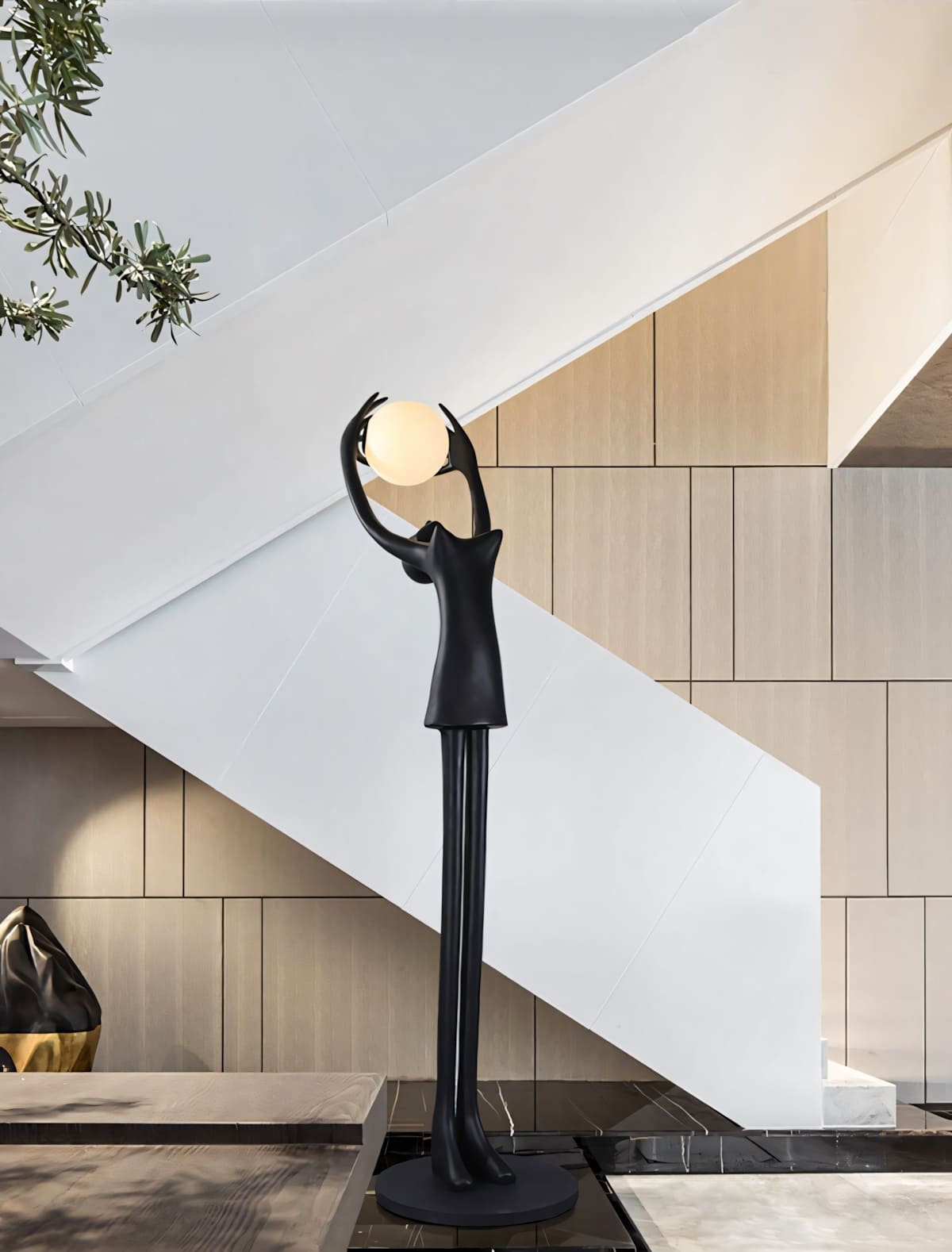 Zuneta Sculptural Floor Lamp
