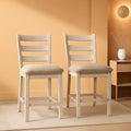 Skempton 24in Counter Height Bar Stool Antique White