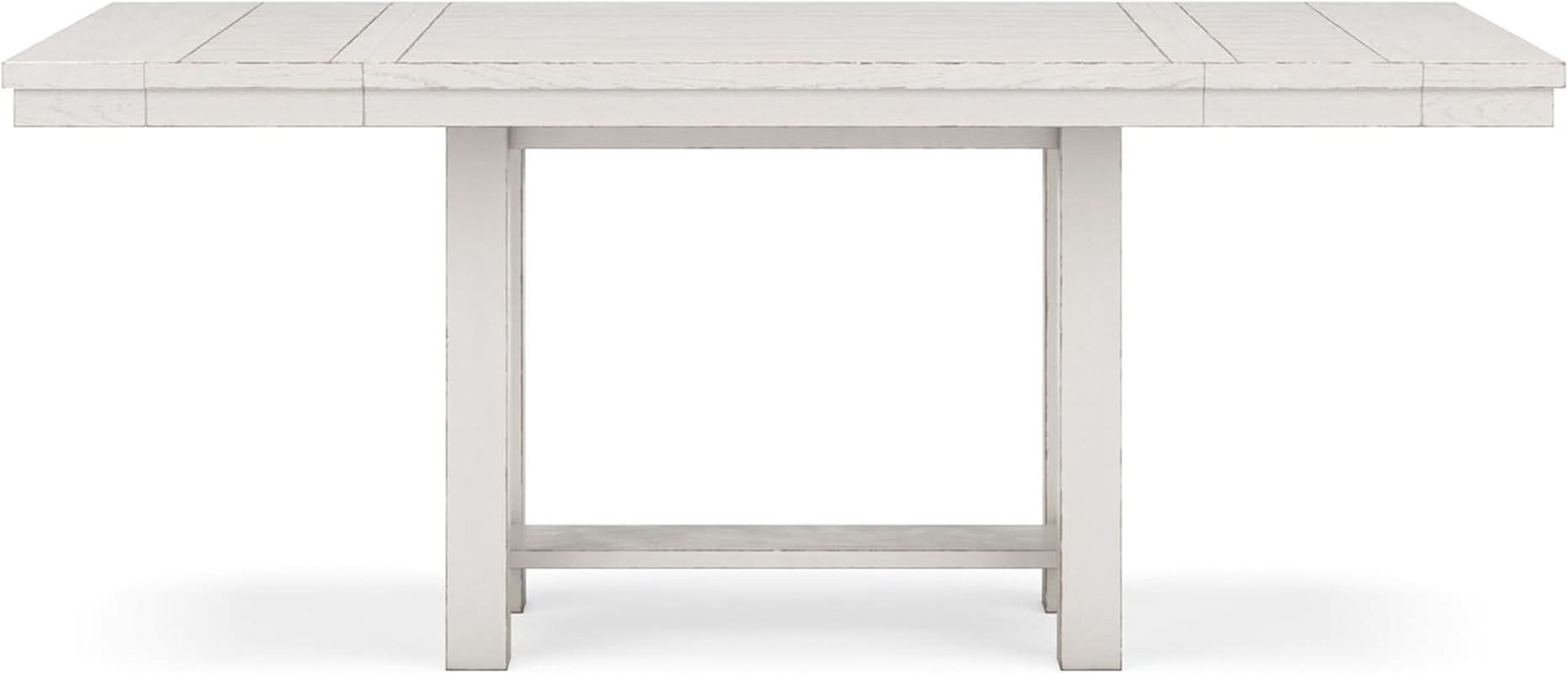 Robbinsdale Counter Height Dining Extension Table 42W 86D White