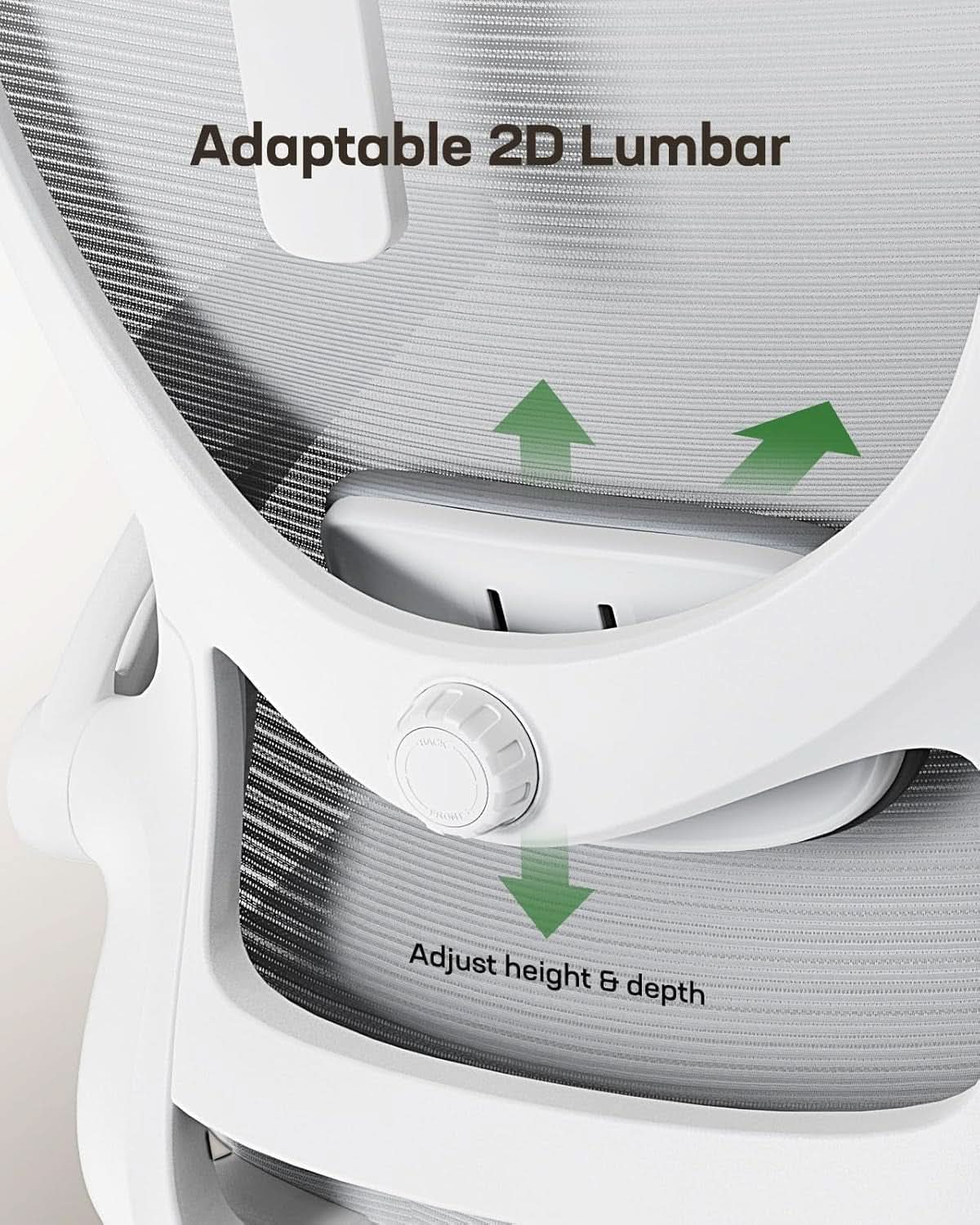 Ergonomic Mesh Office Chair With Adjustable Lumbar Support