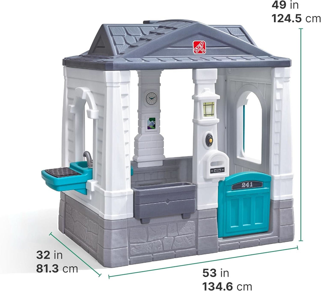 Grey Indoor Outdoor Playhouse With Interactive Sounds