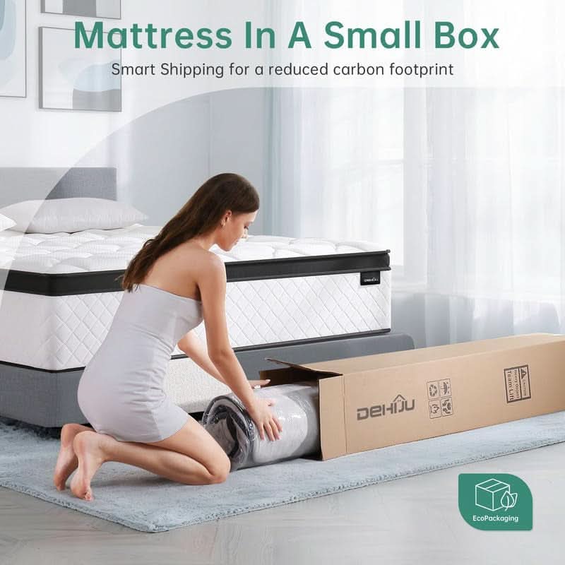 Queen Size Hybrid Memory Foam Mattress Stabilizing