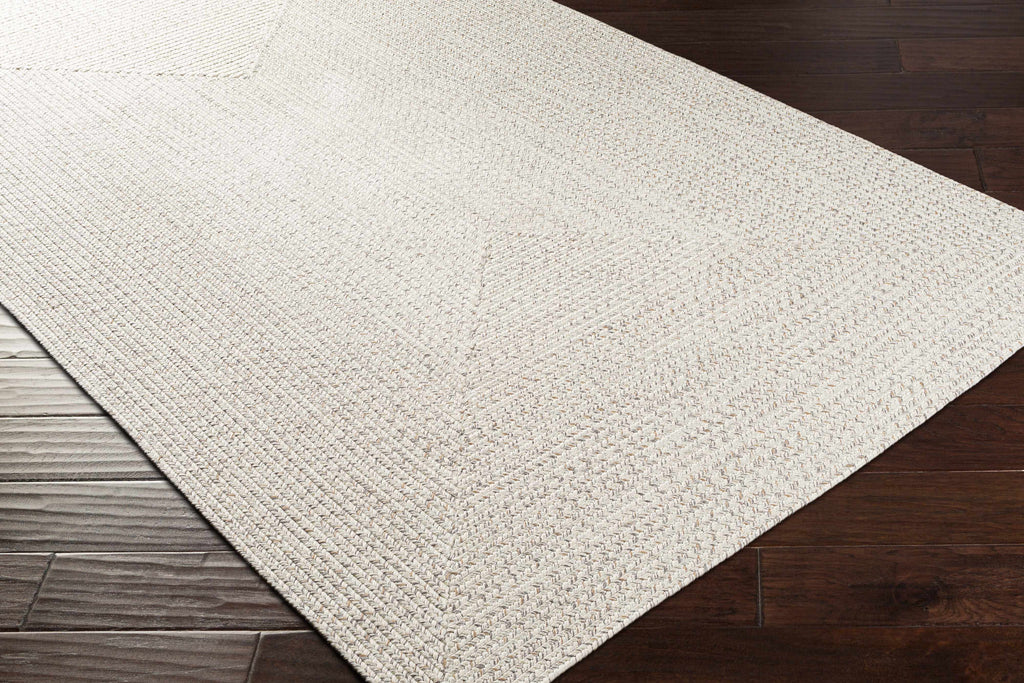 Beige Braided Faux Jute Outdoor Rug