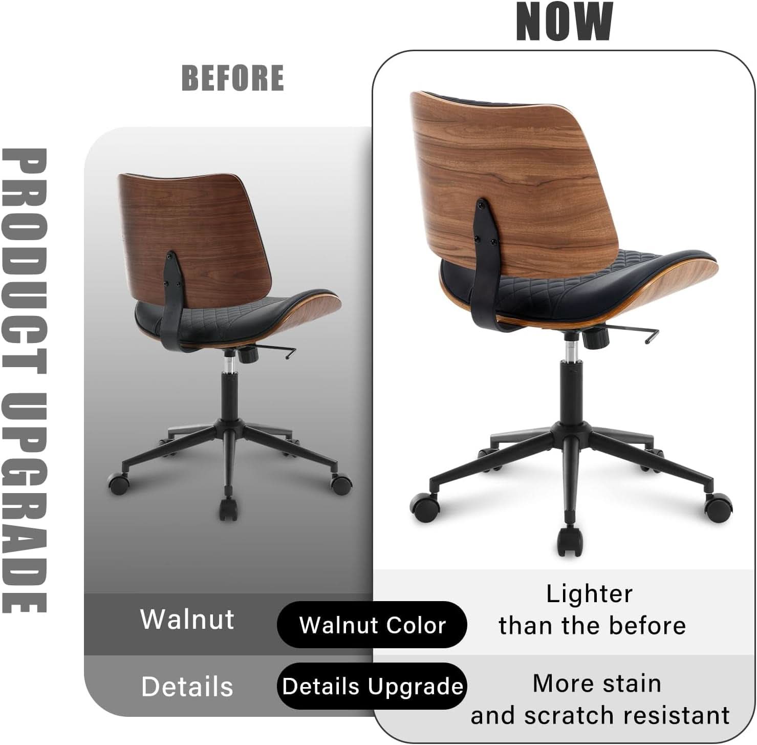 Office Chair Black 360 Swivel Ergonomic Desk Chair
