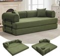 Corduroy Green 79 Inches Inter changeable Plus Sofa Bed