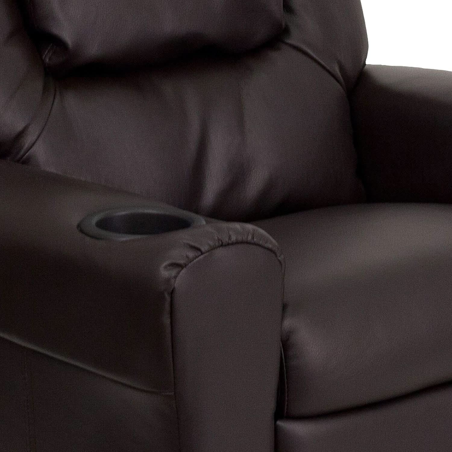 Vana Leathersoft Kids Recliner With Cup Holder And Headrest