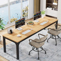 78.7 Inch Extra Long Dual Workstation Desk For Two