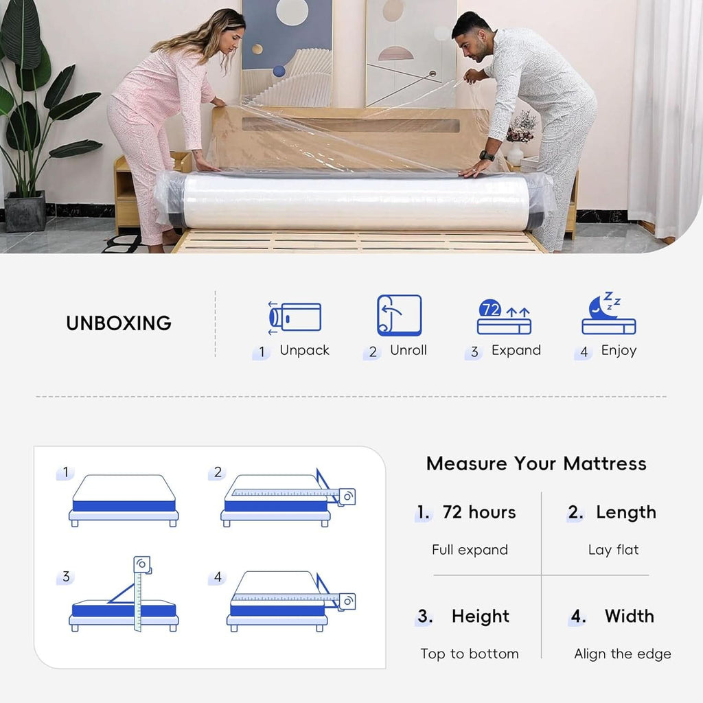 Twin Pressure Relief Memory Foam Hybrid Mattress Pocketed
