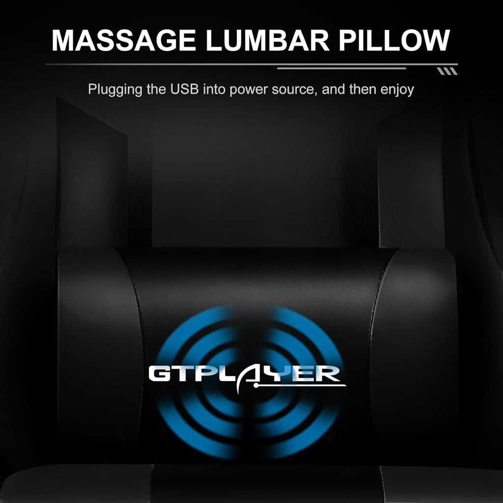 Gaming Chair With Footrest And Lumbar Support Ergonomic
