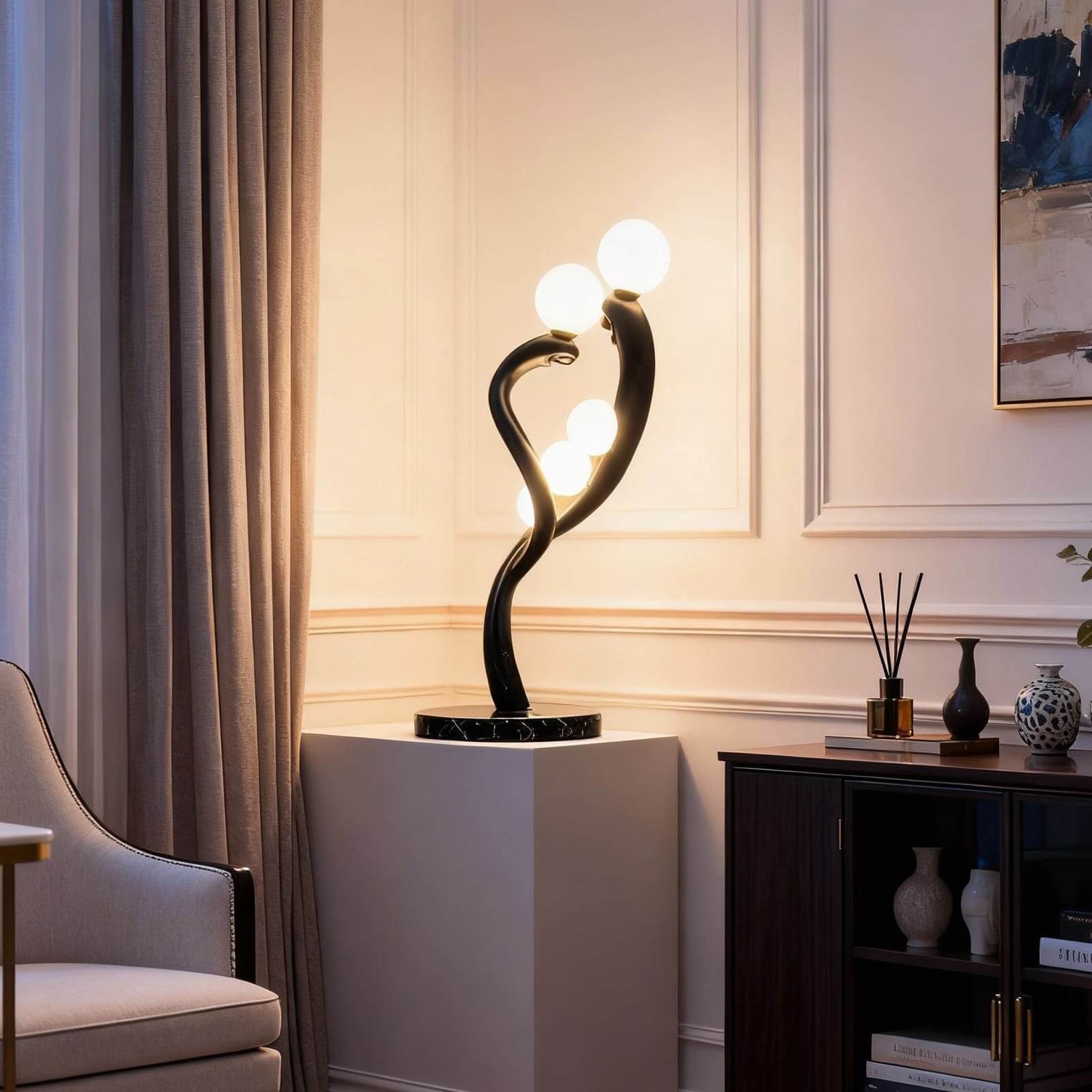 Elunza Sculpture Table Lamp