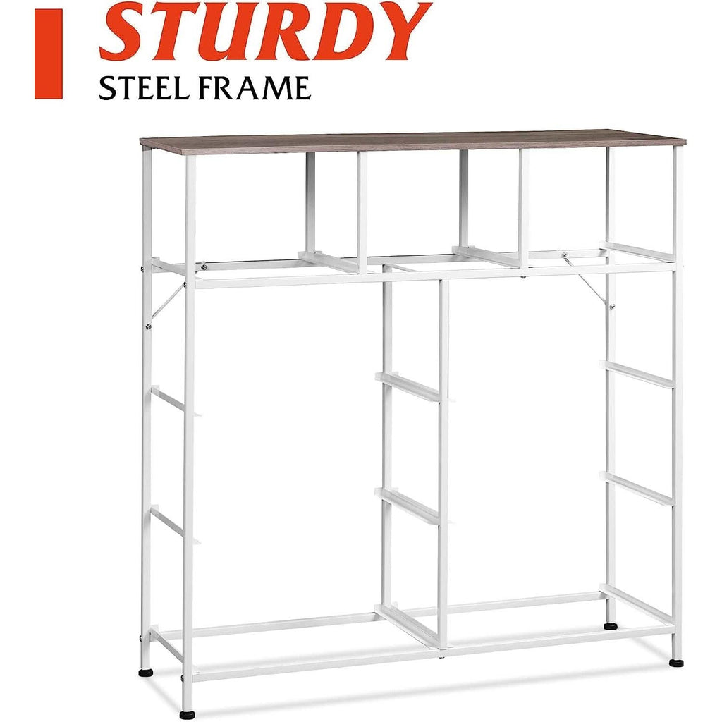Fabric Storage Tower With Nine Drawers Greige For Bedrooms And Nurseries