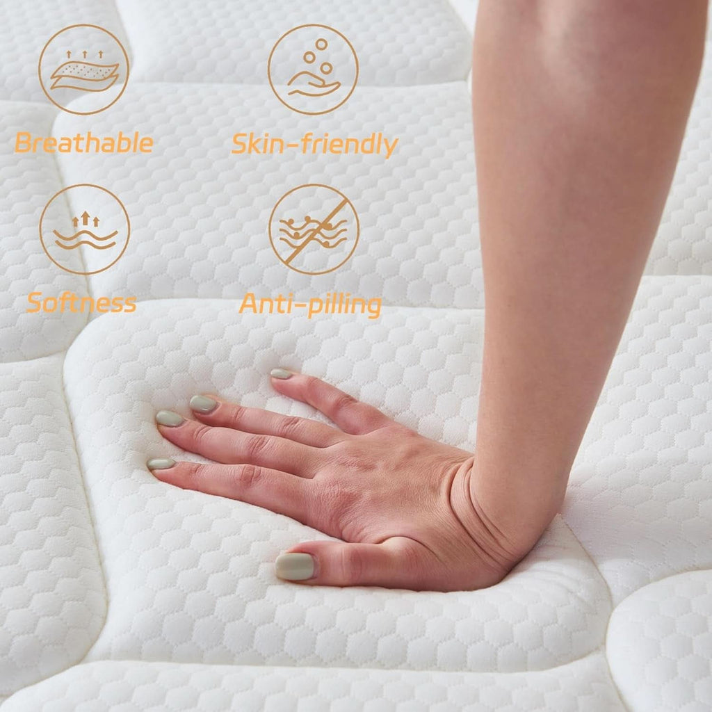 Full Size 12Inch Memory Foam Hybrid Pocket Coil Mattress