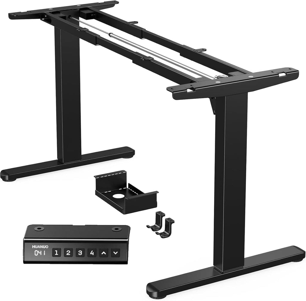 Heavy-Duty Adjustable Standing Desk Frame for Home Office