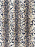 Pointblank Tan & Navy Leopard Print Area Rug