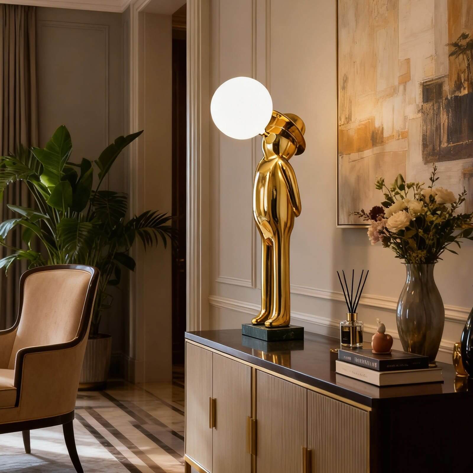 Molunu Sculpture Table Lamp