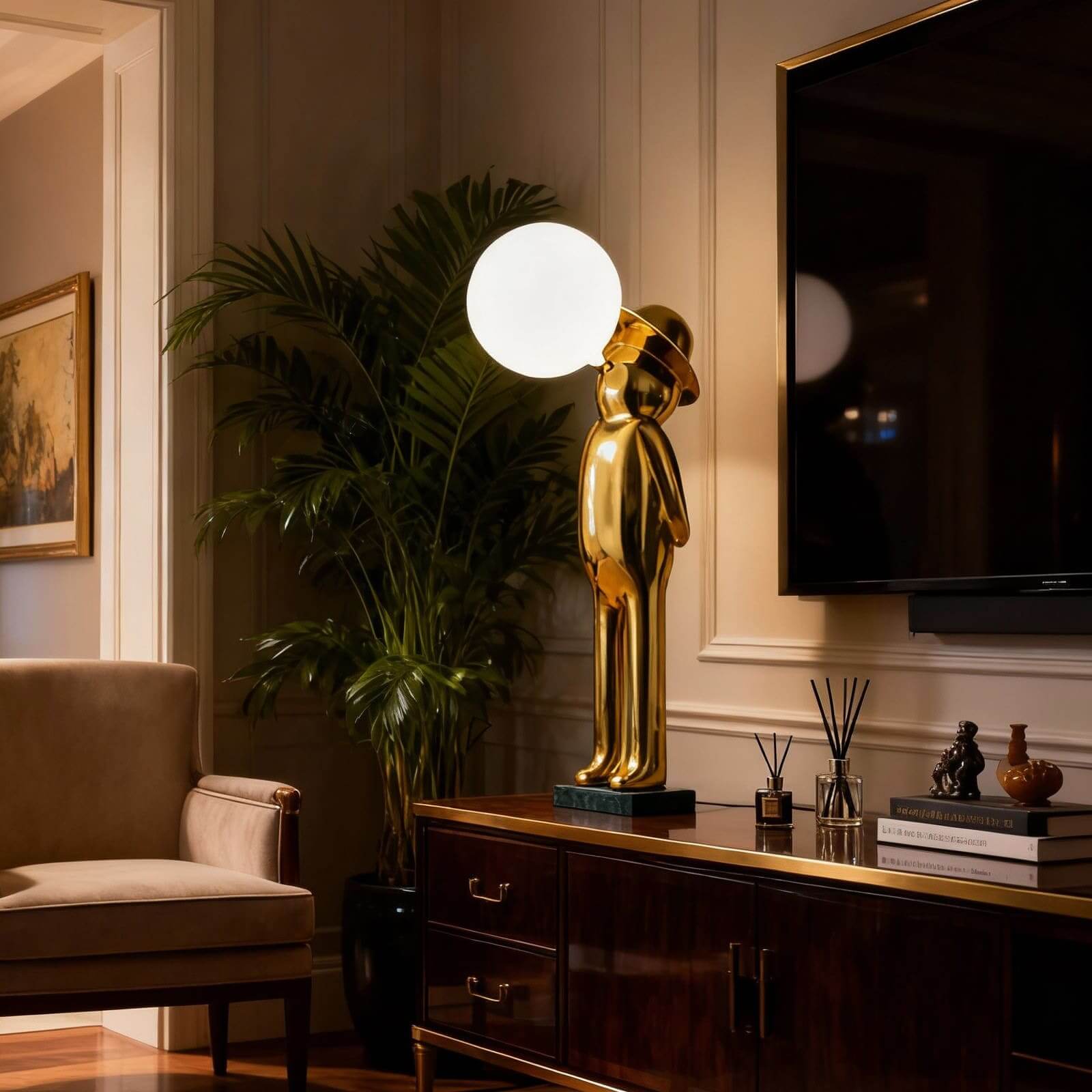 Molunu Sculpture Table Lamp