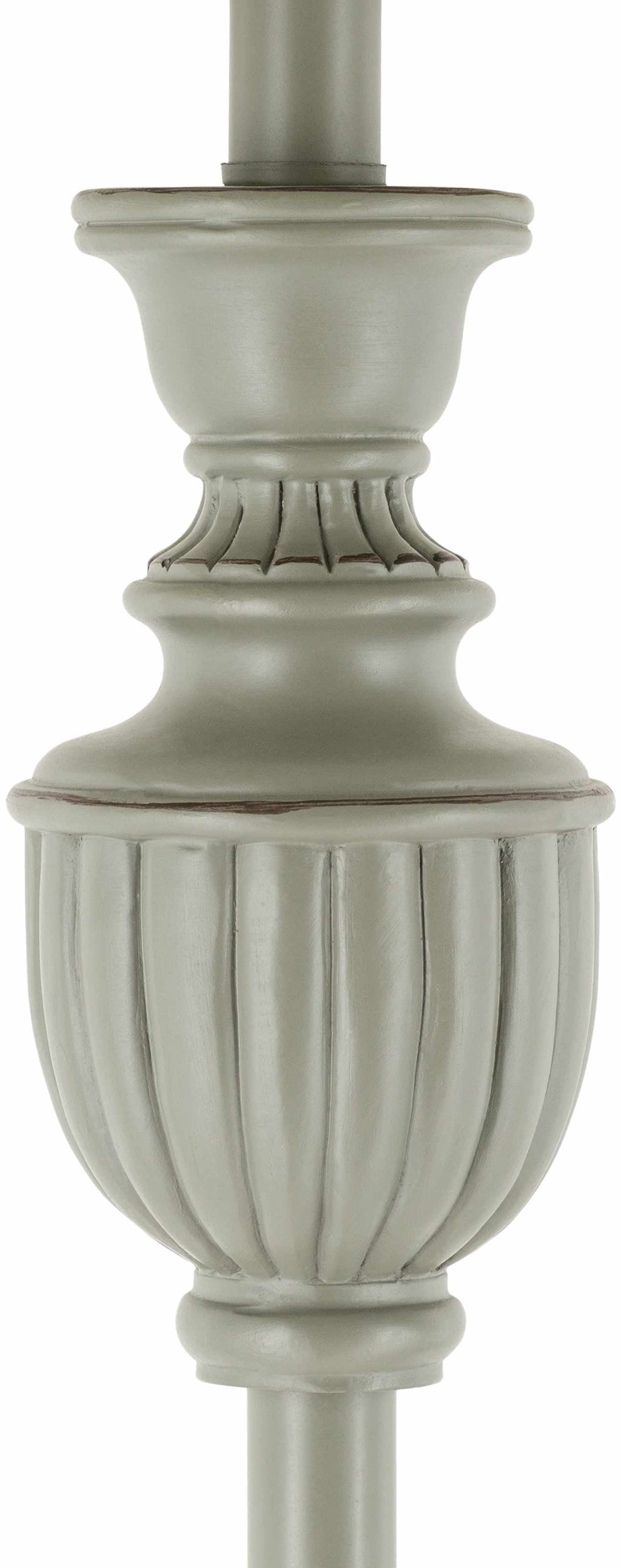 Nelspruit Gray Resin Floor Lamp - Clearance
